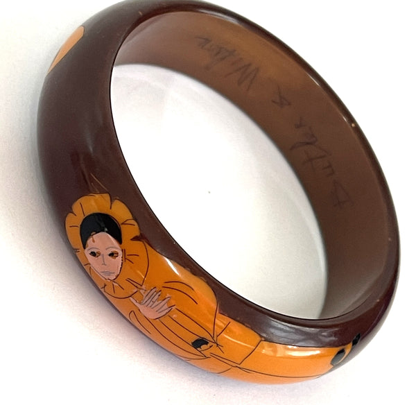 Butler and Wilson 1975 Pierrot Bangle-Butler & Wilson-Vintage Online