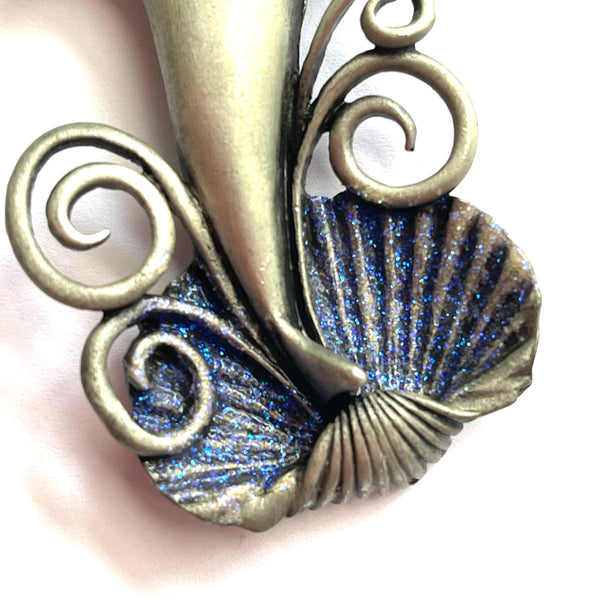 JJ Jonette Signed Dolphin Brooch USA-JJ Jonette Jewellery Company USA-Vintage Online