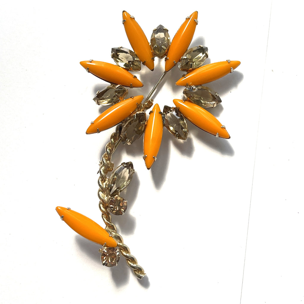 Large 60's Vintage Retro Brooch-Vintageonline-Vintage Online