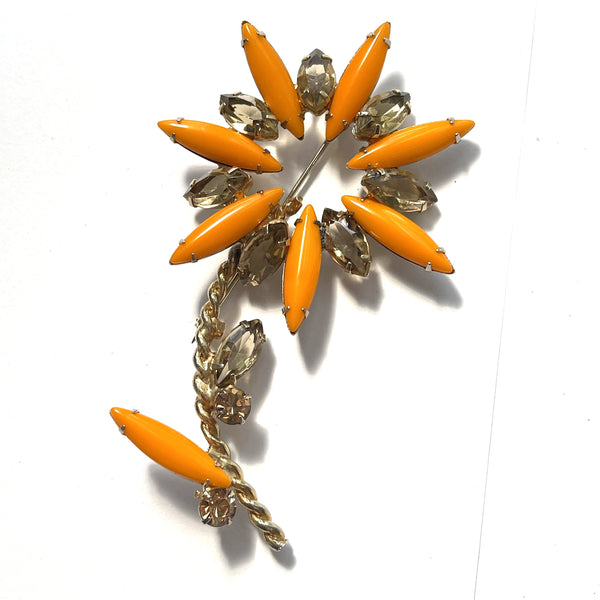 Large 60's Vintage Retro Brooch-Vintageonline-Vintage Online
