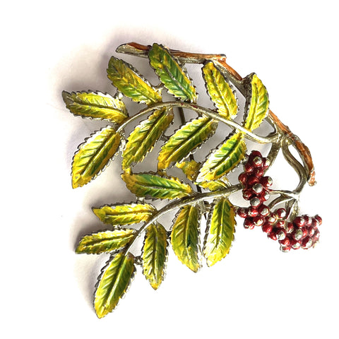 Mountain Ash Brooch from Exquisite Co, UK 1960's-Exquisite UK-Vintage Online