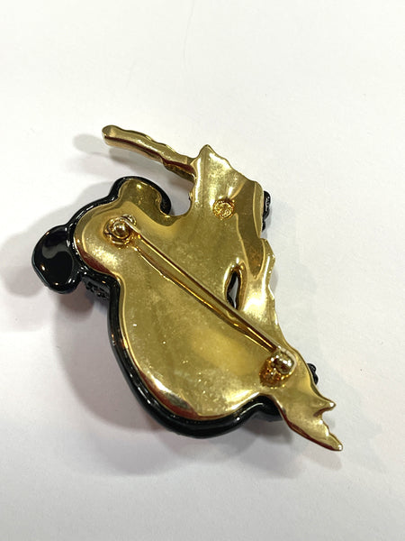 Swarovski Vintage Rhinestone Koala Brooch-Swarovski-Vintage Online