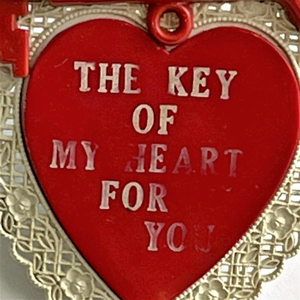 1950's Key of My Heart Brooch-Vintageonline-Vintage Online