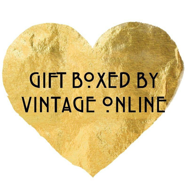 Amber Glass Bead Filigree Pendant Festoon Necklace-Vintageonline-Vintage Online