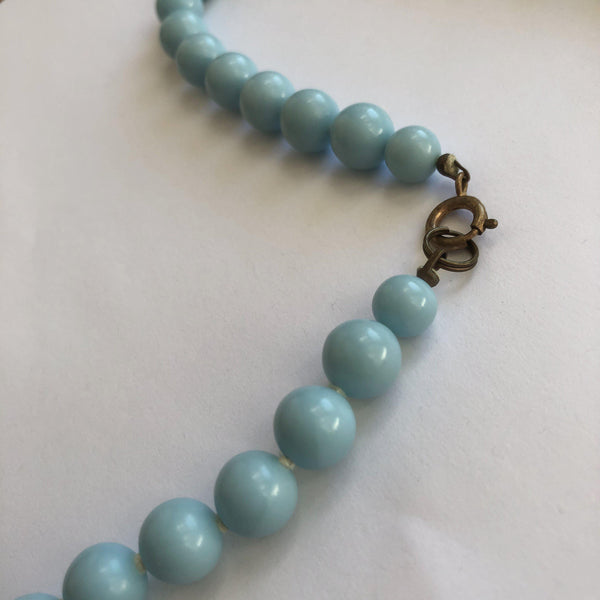 Blue Ceramic Vintage Beads-Vintageonline-Vintage Online
