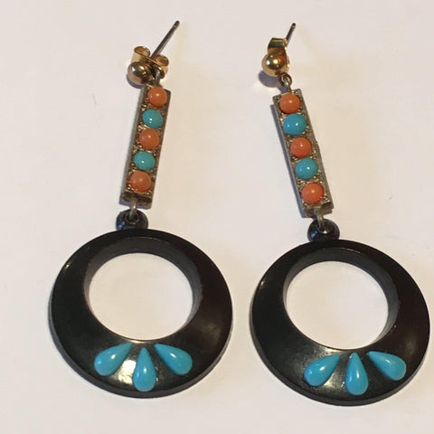 Vintage Online Jewellery | Deco Look Drop Earrings