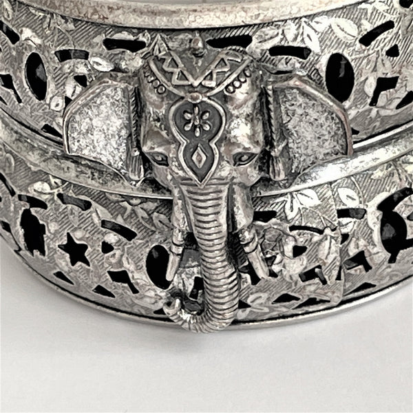 Ethnic Vintage Elephant Artisan Bangle-Vintageonline-Vintage Online