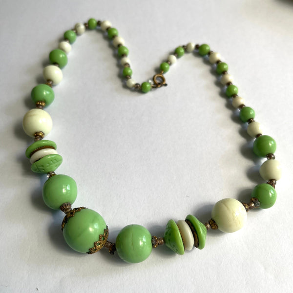 1930's Vintage Bead Necklace-Vintageonline-Vintage Online