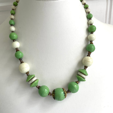 1930's Vintage Bead Necklace-Vintageonline-Vintage Online