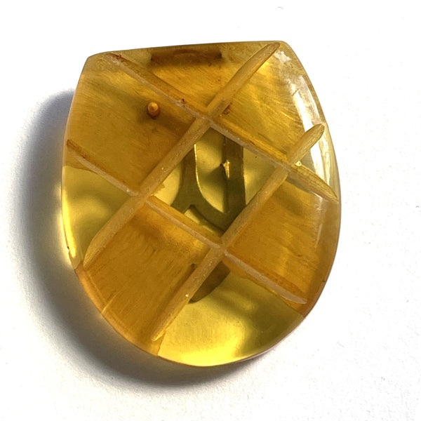 1940's Apple Juice Bakelite Dress Clip-Vintageonline-Vintage Online