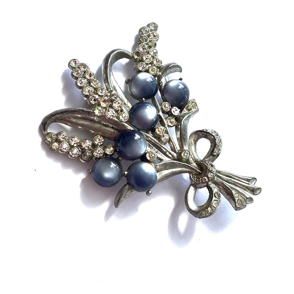 1940's Vintage Pot Metal Brooch-Vintageonline-Vintage Online