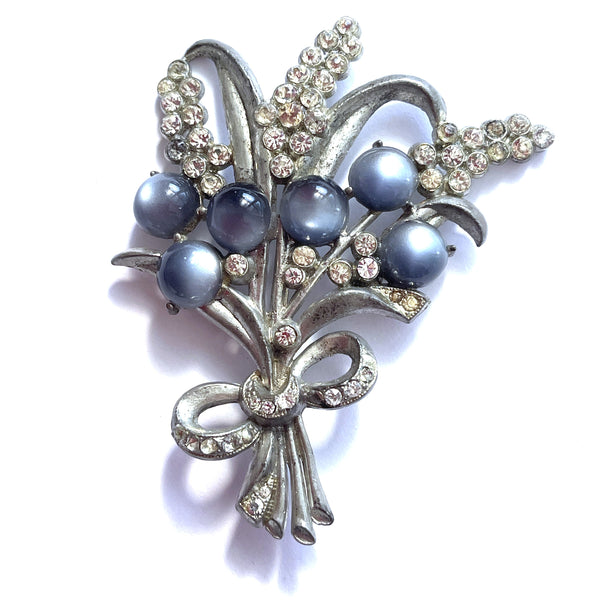 1940's Vintage Pot Metal Brooch-Vintageonline-Vintage Online