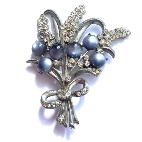 1940's Vintage Pot Metal Brooch-Vintageonline-Vintage Online