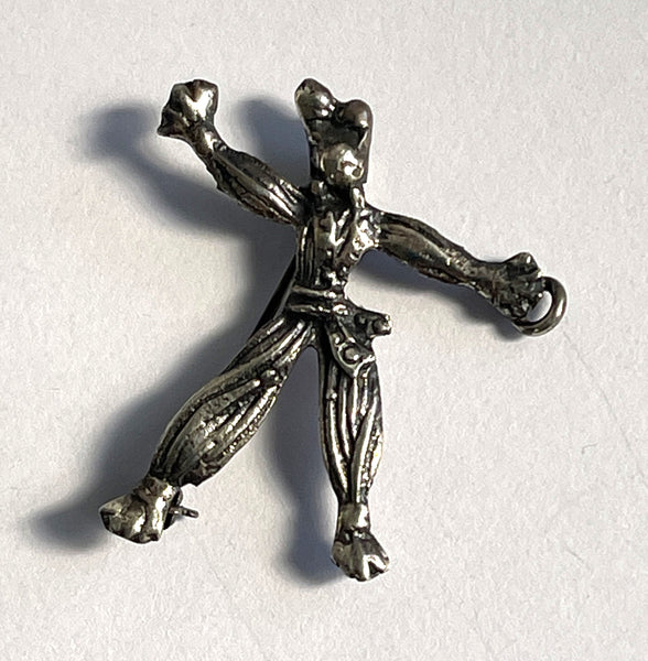 1950's Silver tone Ragdoll Scatter Pin Brooches-Vintageonline-Vintage Online