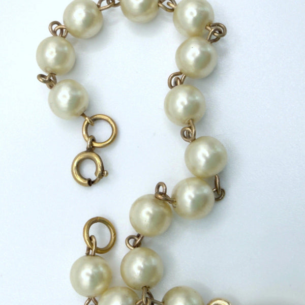 1950's Vintage Piano Charm Bracelet-Vintageonline-Vintage Online