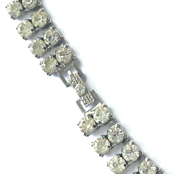 1960's Rhinestone Choker Necklace-Vintageonline-Vintage Online