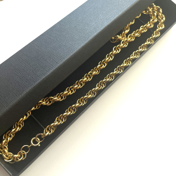 1980's Gold Rope Chain-Vintageonline-Vintage Online