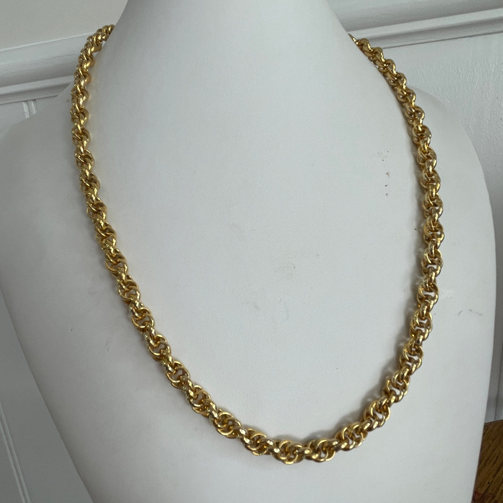 1980's Gold Rope Chain-Vintageonline-Vintage Online
