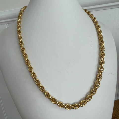 1980's Gold Rope Chain-Vintageonline-Vintage Online