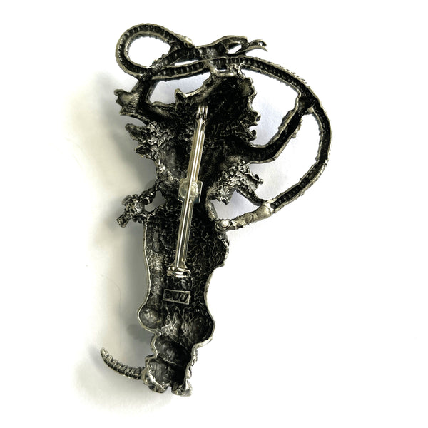 1980's Vintage Medusa Figural Brooch by Jonette USA-Vintageonline-Vintage Online