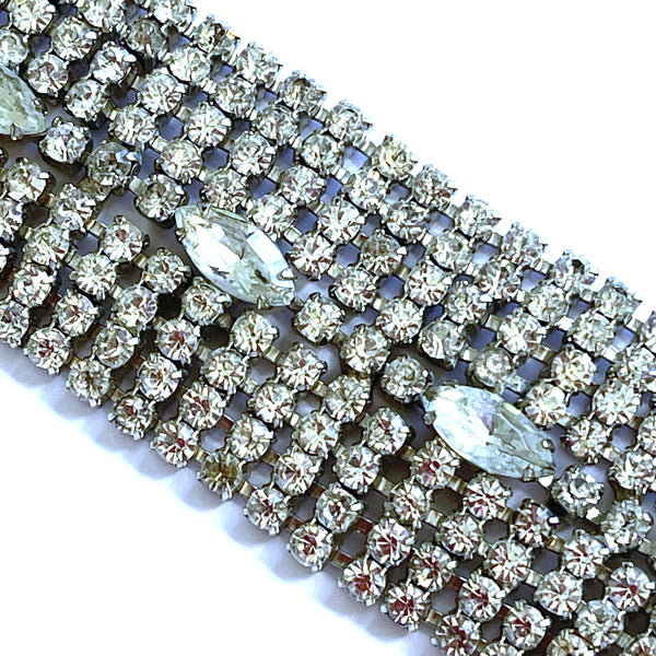 60's Rhinestone Bracelet-Vintageonline-Vintage Online