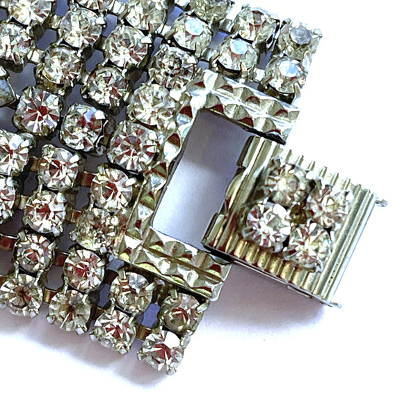 60's Rhinestone Bracelet-Vintageonline-Vintage Online