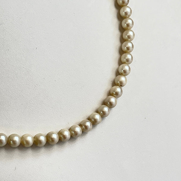60's Single Strand Faux Pearls-Vintageonline-Vintage Online