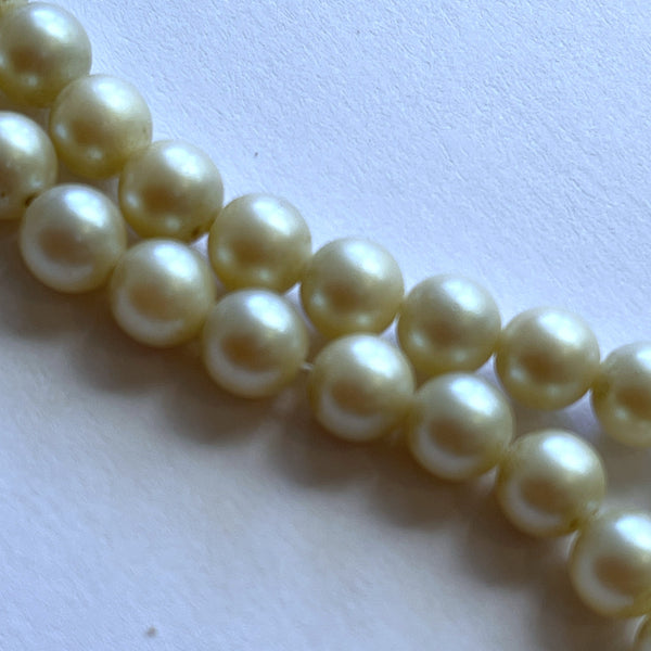 60's Single Strand Faux Pearls-Vintageonline-Vintage Online