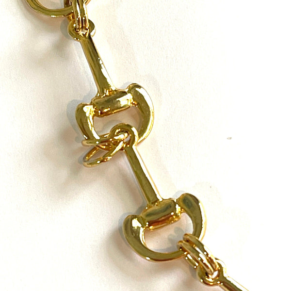 80's Gold tone Choker necklace-Vintageonline-Vintage Online