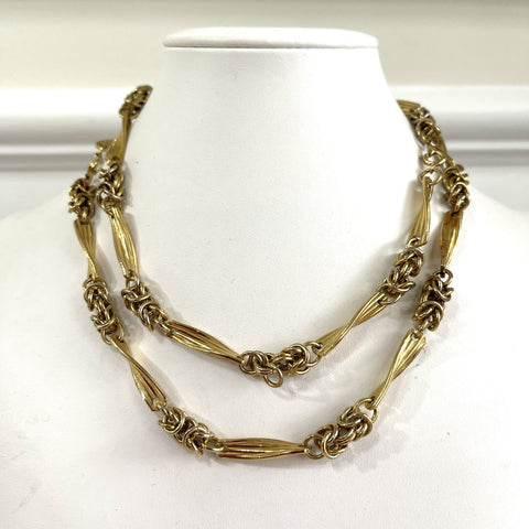 80's New Old Stock Chain Necklace and Bracelet Combo-Vintageonline-Vintage Online