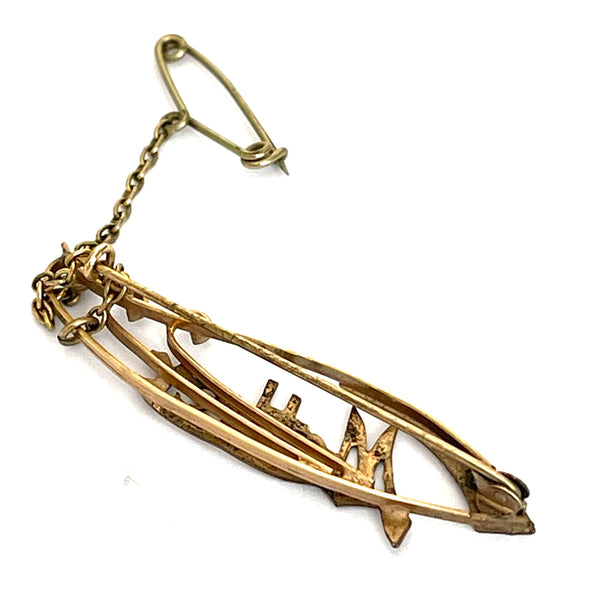 9ct Antique Mother Brooch-Vintageonline-Vintage Online