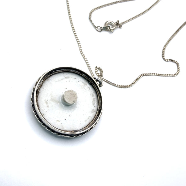 Antique Miniature Portrait Pendant-Vintageonline-Vintage Online