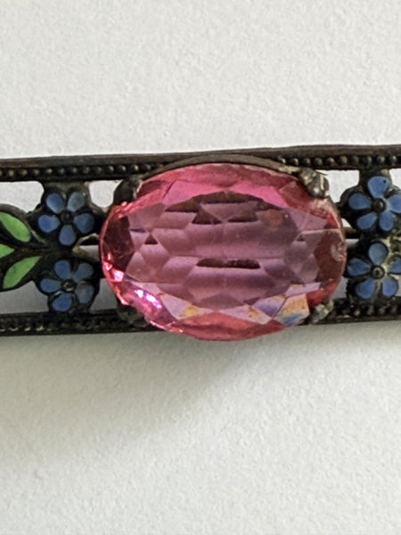 Art Deco Bar Brooch-Vintageonline-Vintage Online