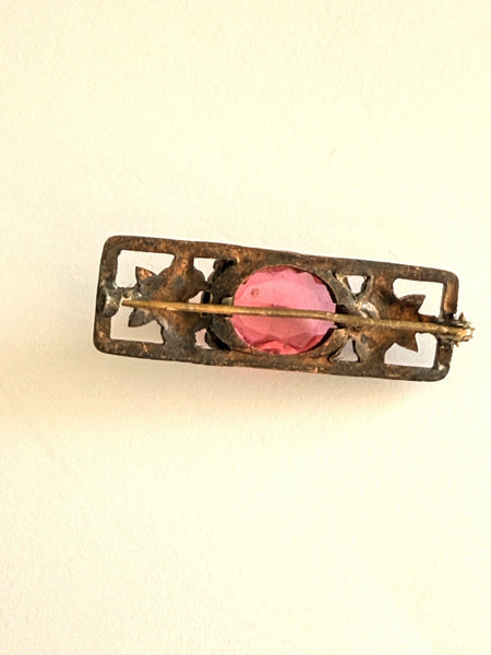 Art Deco Bar Brooch-Vintageonline-Vintage Online