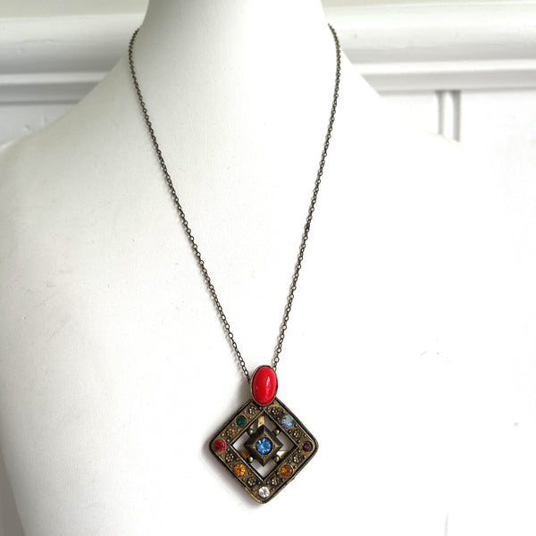 Art Deco Pendant Chain-Vintageonline-Vintage Online