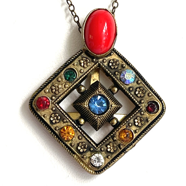 Art Deco Pendant Chain-Vintageonline-Vintage Online