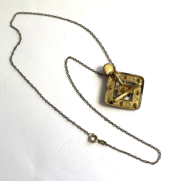 Art Deco Pendant Chain-Vintageonline-Vintage Online