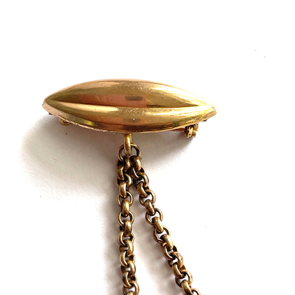 Art Deco Sweater Swag Brooch-Vintageonline-Vintage Online