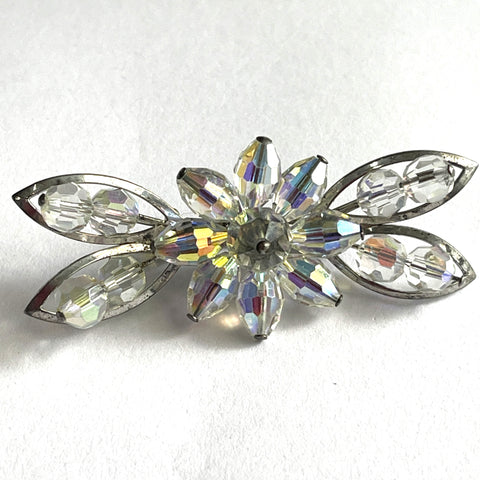Aurora Borealis Bead Vintage Brooch-Vintageonline-Vintage Online