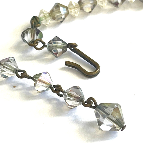 Aurora Borealis Crystal Vintage 50's Necklace-Vintageonline-Vintage Online