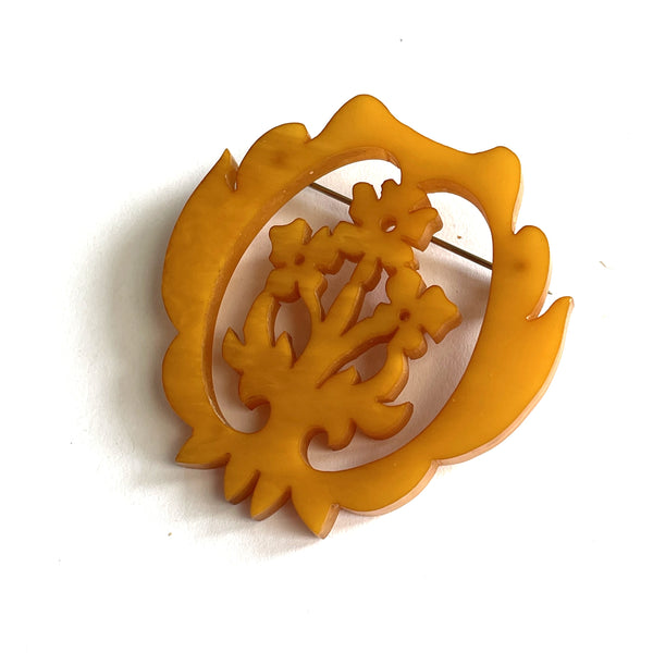 Bakelite Vintage Brooch-Vintageonline-Vintage Online