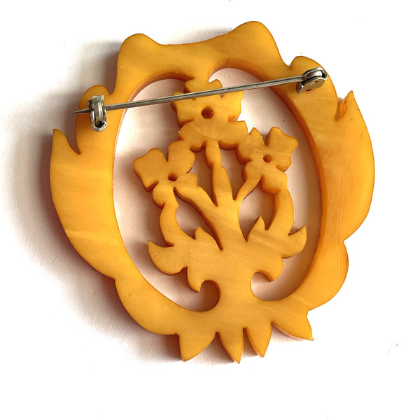 Bakelite Vintage Brooch-Vintageonline-Vintage Online