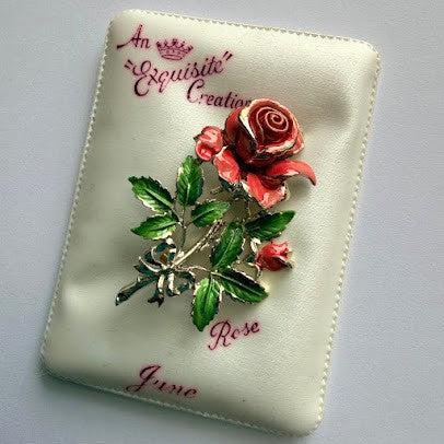 Birthday Brooch for June by Exquisite, UK 1960'S-Exquisite UK-Vintage Online