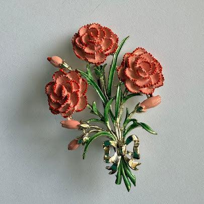 Birthday Brooch for October by Exquisite, UK 1960's-Exquisite UK-Vintage Online