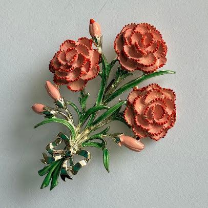 Birthday Brooch for October by Exquisite, UK 1960's-Exquisite UK-Vintage Online