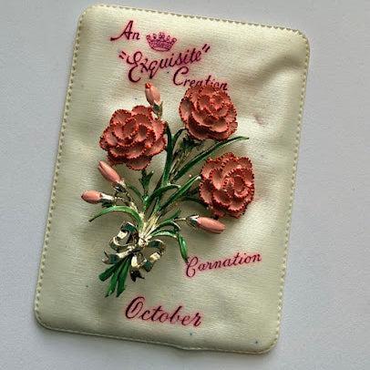 Birthday Brooch for October by Exquisite, UK 1960's-Exquisite UK-Vintage Online
