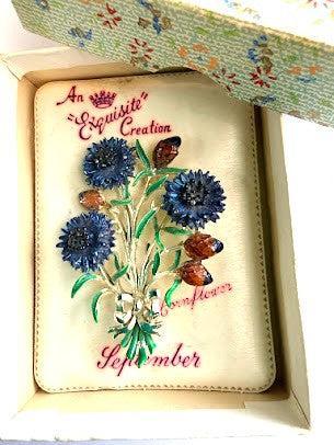 Birthday Brooch for September by Exquisite UK 1960's-Exquisite UK-Vintage Online