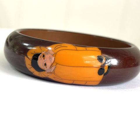 Butler and Wilson 1975 Pierrot Bangle-Butler & Wilson-Vintage Online