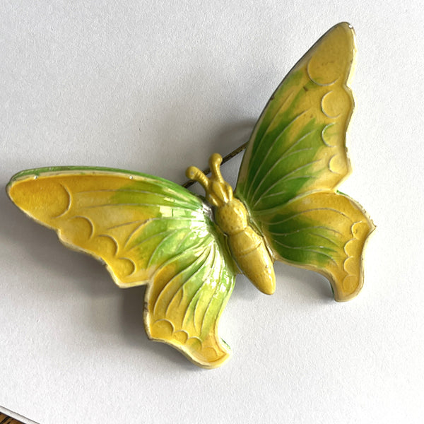 Butterfly 60's Brooch, West Germany-Vintageonline-Vintage Online