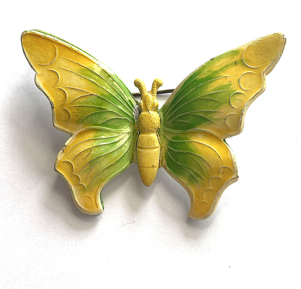 Butterfly 60's Brooch, West Germany-Vintageonline-Vintage Online